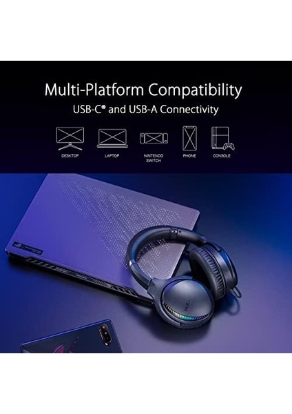 Rog Fusion Iı 300 - Resolution Ess 9280 Quad Dac™ - Daima 7.1 Ses, Yansıma Teknolojili Mikrofon, Pc'ler, Playstation® 5, Switch™, Siyah fiyatları