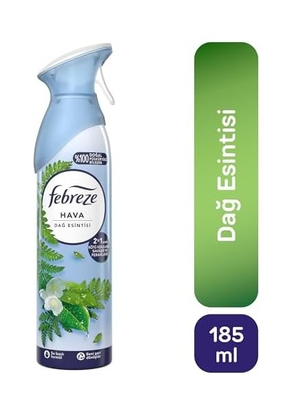 Hava Ferahlatıcı Sprey Oda Kokusu Dağ 185 ml modelleri