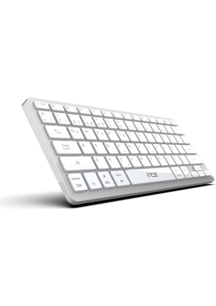 Inca IBK-565ST Bluetooth 5.0 Rechargeable Smart Silver Keyboard, 150 Saat Kullanım Süresi, Telefon, Tablet,pc, Tv, Bt Cihazlarla Uyumlu, Taşınabilir, 10M Kullanım Mesafesi