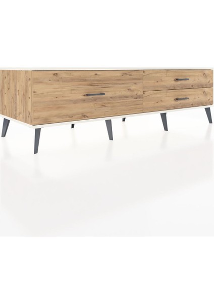 Kronos Tv Ünitesi 3 Çekmeceli 176X59X51 Çam-Aytaşı/çam fiyatları