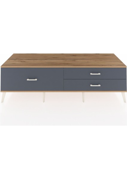 Kronos Tv Ünitesi 3 Çekmeceli 176X59X51 Çam-Çam/antrasit