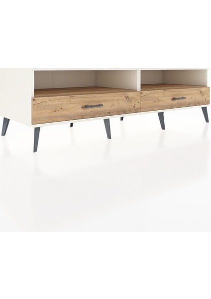Kronos Tv Ünitesi 2 Raflı 2 Çekmeceli 176X59X51 Aytaşı-Çam/çam fiyatları