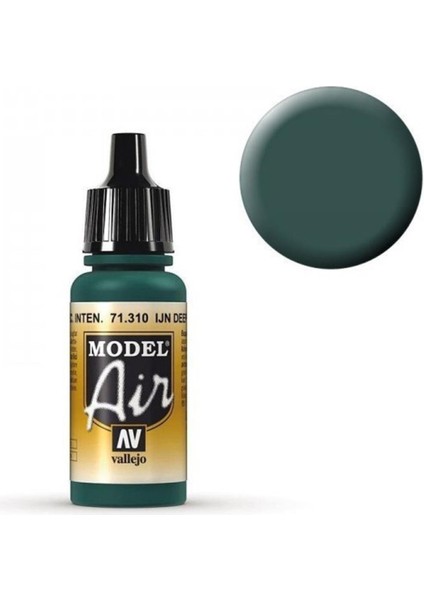 71310 18 Ml. Ijn Deep Dark Green, Model Air Serisi Model Boyası