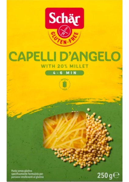 Pasta Capelli D’angelo Glutensiz Tel Şehriye 250 gr ( 10 Adet )
