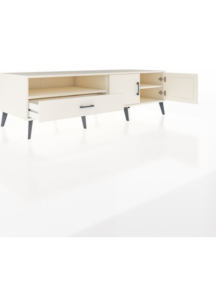 Kronos Tv Ünitesi 2 Raflı Tek Çekmeceli 2 Kapaklı 176X59X51 Aytaşı-Aytaşı/aytaşı indirimleri