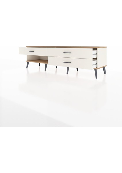 Hyperion Tv Ünitesi 3 Çekmeceli 176X44X51 Aytaşı-Çam/aytaşı modelleri