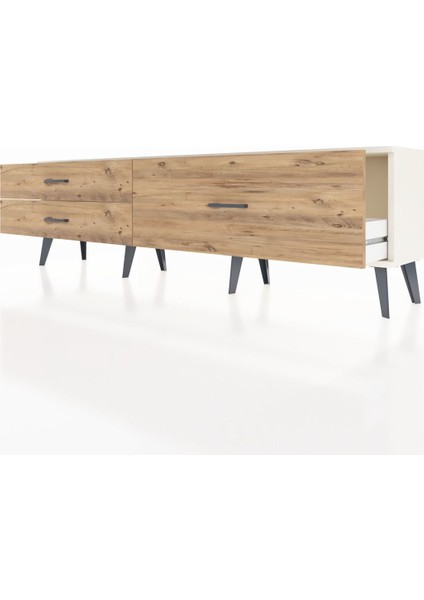 Arges Tv Ünitesi 3 Çekmeceli 176X30X51 Aytaşı-Aytaşı/çam fırsatları