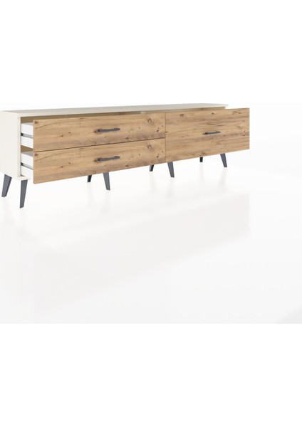 Arges Tv Ünitesi 3 Çekmeceli 176X30X51 Aytaşı-Aytaşı/çam indirimleri