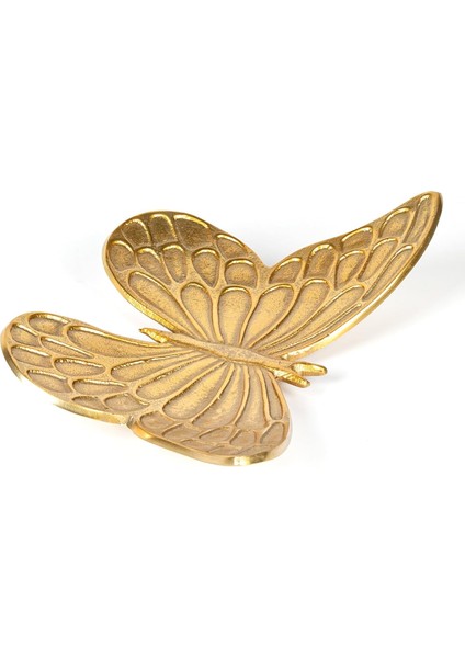 Dekoratif Metal Kelebek Tabak 32X5X19 Cm.