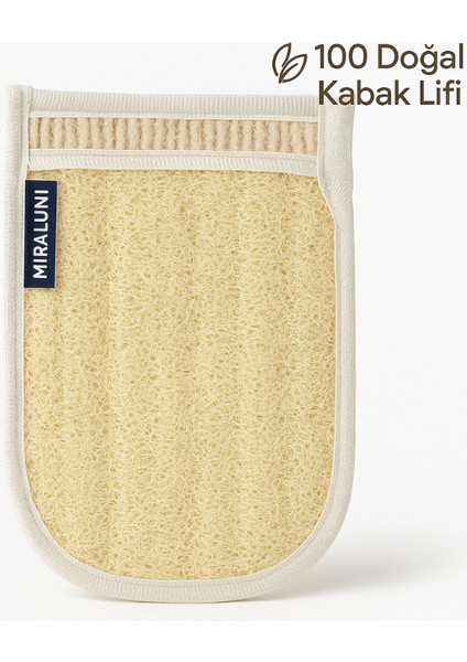 Doğal Kabak Lifi Banyo Eldiveni – Cilt Arındırıcı, Peeling Etkili, Spa Kalitesinde Duş Kesesı fiyatları