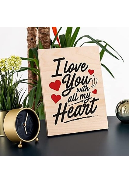 Şubat Sevgililer Günü Hediyesi Ahşap Plaka fiyatları