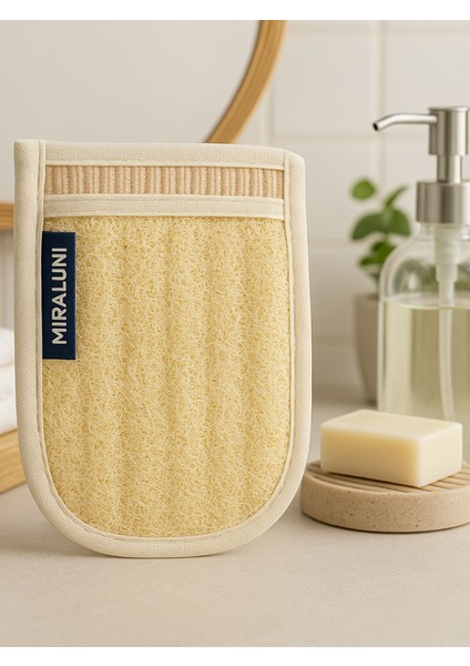 Doğal Kabak Lifi Banyo Eldiveni – Cilt Arındırıcı, Peeling Etkili, Spa Kalitesinde Duş Kesesı indirimleri