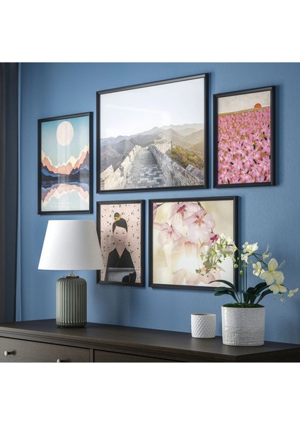 Knoppang Siyah Çerçeve Siyah 30 x 40 cm fırsatları