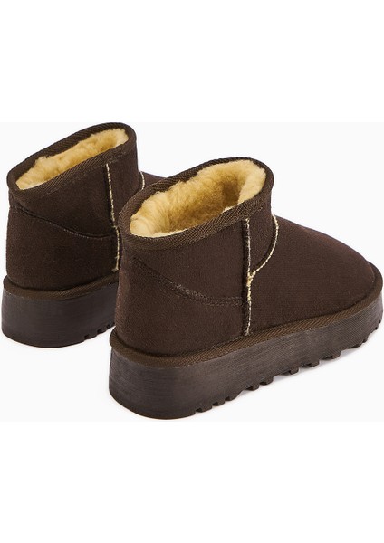 Lilly-Anne Kahve Süet Içi Kürklü Kısa Bot fırsatları