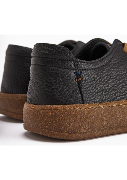 Judi Hakiki Deri Siyah Rahat Tabanlı Kadın Sneakers fırsatları