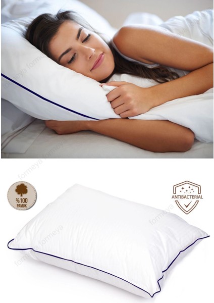 Climate %100 Pamuk Dış Kumaş Nano Jel Yastık Otel Yastığı 50*70 cm 1200 Gram