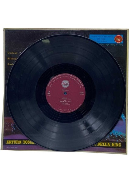Tchaikovsky, Waldteufel, Rossini, Arturo Toscanini - Nbc Symphony Orchestra Lp ‎(1010) PLK11428 fiyatları