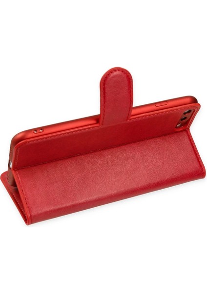 Lvsqvr Newface Apple Iphone 7/8 Plus Trend S Plus Kapaklı Kılıf - Kırmızı modelleri