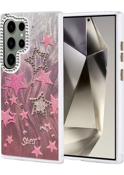 Lvsqvr Newface Samsung Galaxy S24 Ultra Kılıf Blade Aynalı Desenli Kapak - Desen 7