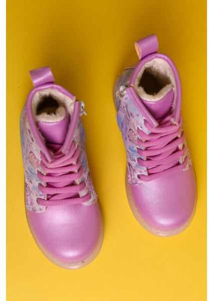 Johannah Lila Deniz Canlısı Baskılı Bağcıklı Işıklı Çocuk Bot fırsatları