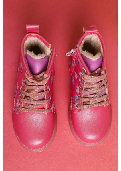 Johline Pembe Deniz Canlısı Baskılı Bağcıklı Işıklı Çocuk Bot fırsatları