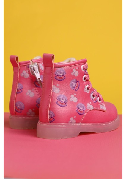 Gianna Pembe Deniz Canlısı Baskılı Bağcıklı Işıklı Bebe Bot indirimleri