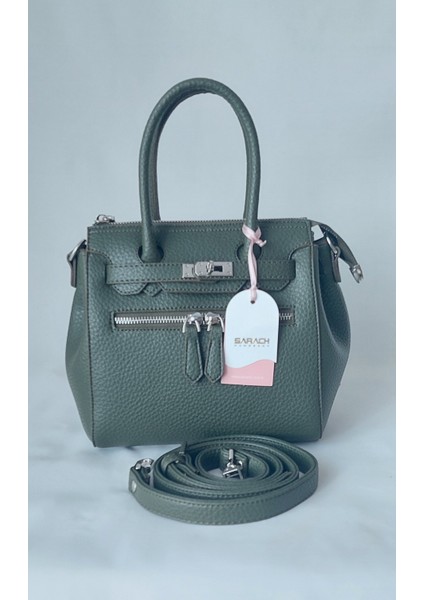 261SV828 Model Sarach Marka Haki Renk El ve Omuz Çantası