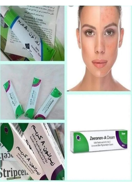 Zeeron - A Krem Akne ve Cilt Pigmentasyonu Ölü Hücre Arındırıcı Hücre Yeniliyici Krem