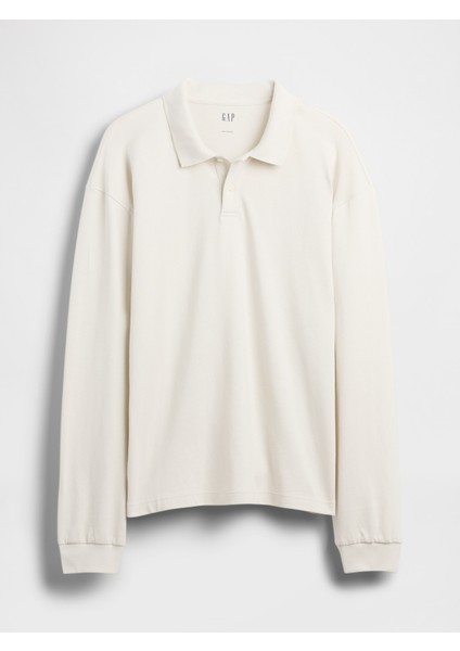 Erkek Bej Heavyweight Jersey Polo T-Shirt fiyatları