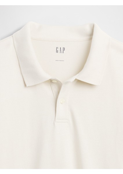 Erkek Bej Heavyweight Jersey Polo T-Shirt modelleri