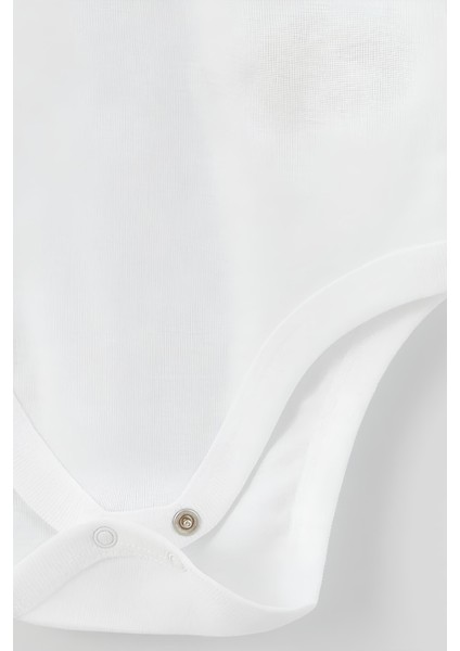 Organik %100 Pamuk Geri Çekilin Bir Teyzem Var Bebek Body Çıtçıtlı Zıbın 5907-B modelleri