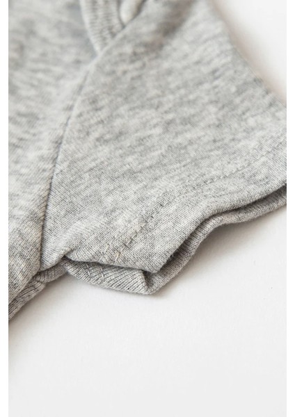 Organik %100 Pamuk Geri Çekilin Bir Teyzem Var Bebek Body Çıtçıtlı Zıbın 5907-G fırsatları