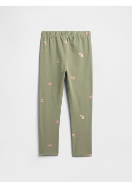 Kız Bebek Yeşil Gap Pull-On Stretch Jersey Tayt fiyatları