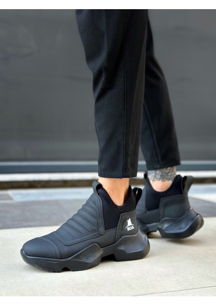 ET0401 Bağcıksız Rahat Yüksek Taban Erkek Spor Yarım Bilek Bot fiyatları