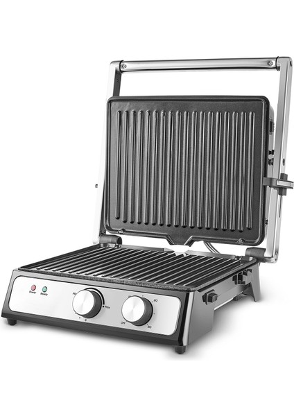 Inox Press Izgara ve Tost Makinesi 2000W 6 Dilim Kapasiteli
