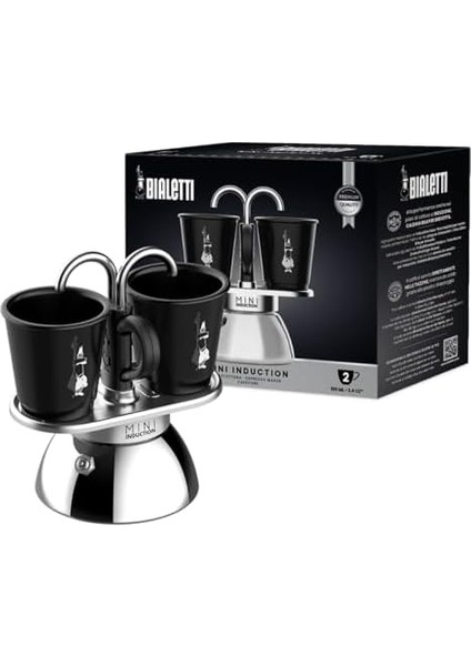 - Set Mini Indüksiyon: Ocak Üstü Espresso Pişirici + 2 Cups - Indüksiyon Ocak Türleri Için Uygundur fiyatları