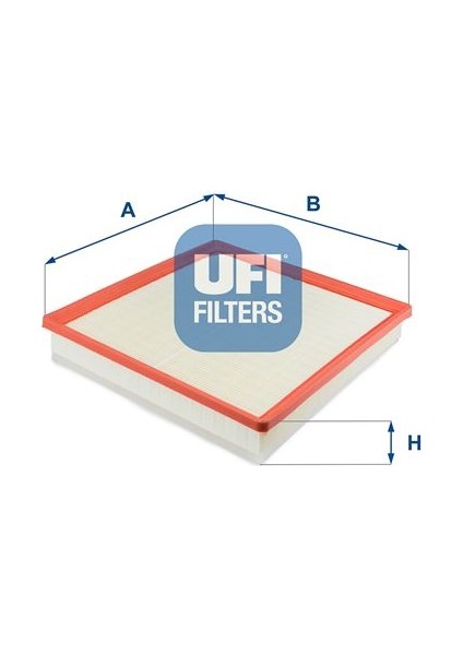 HAVA FİLTRESİ TRAFIC 2 2.0-2.5DCI-VIVARO 2.0-2.5CDTI-DTI-PRIMASTAR E614L 1654600QOH 8200095976 8200490109 165464556R