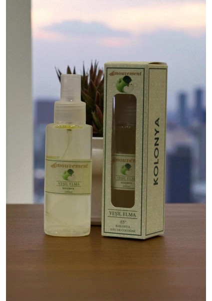 Yeşil Elma 100 ml Kolonya – Dinamik ve Canlandırıcı Bir Koku