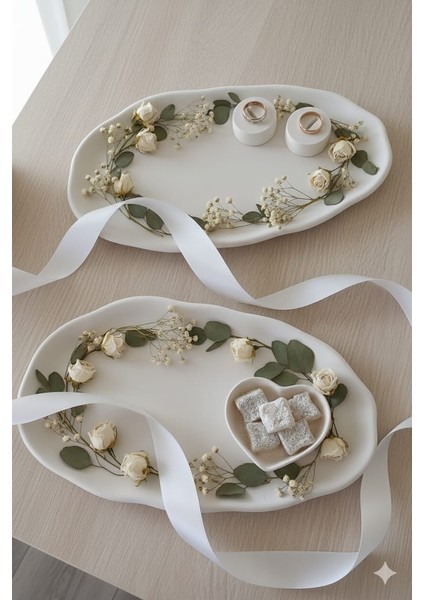 Söz & Nişan Tepsisi Yüzük Tepsisi Kız Isteme Tepsisi Yüzüklük &lokumluk modelleri