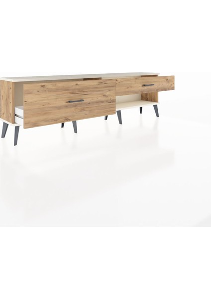 Arges Tv Ünitesi 2 Çekmeceli 176X30X51 Çam-Aytaşı/çam indirimleri