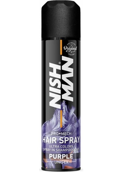 Nıshman Saç Renklendirici Meck Sprey Purple 150 ml