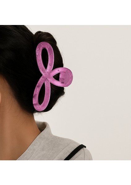 Simli Lavanta Renk Kurdele Model Mandal Toka 11 cm - Şık ve Dayanıklı fiyatları