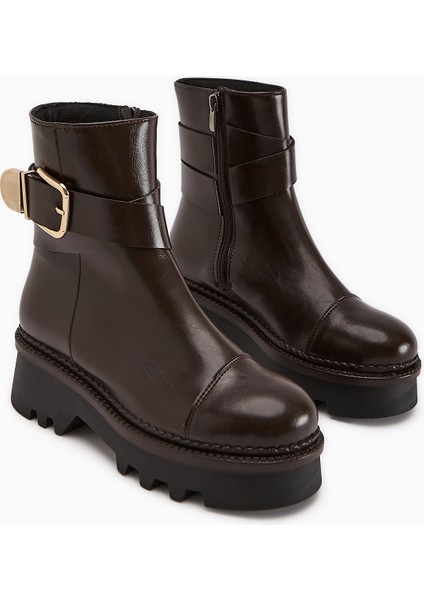 Cristin Kahve Yüksek Tabanlı Kadın Bot modelleri