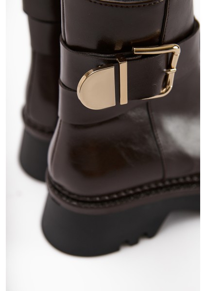 Cristin Kahve Yüksek Tabanlı Kadın Bot indirimleri