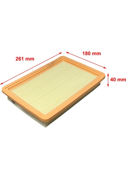 Hyundai Elantra Iı 1.6 66-84 Kw, 1.8 94 Kw, 1.9d 50 Kw, 2.0 102 Kw 1995-2000 Hava Filtresi fiyatları