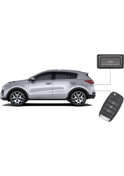 Kıa Sportage 2018-2020 Elektrikli Bagaj Sistemi (Çift Motorlu)
