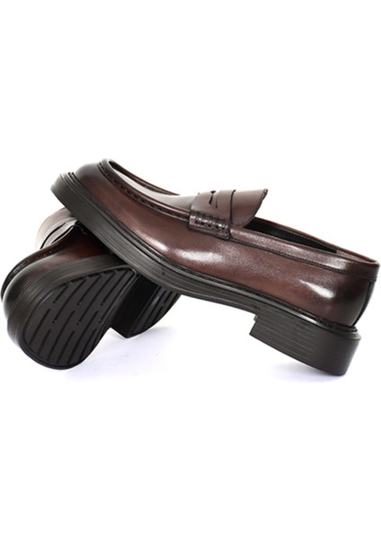 Hakiki Deri Loafer Erkek Ayakkabı Eva Taban - E3948 fırsatları