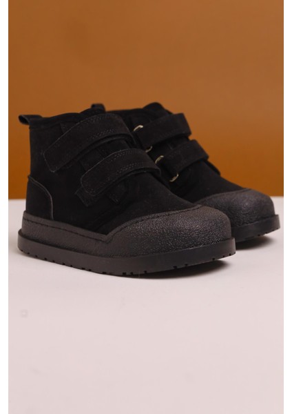 Jolan Siyah Süet Cırtcırtlı Çocuk Bot fiyatları