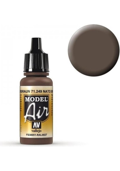 71249 18 Ml. Nato Brown, Model Air Serisi Model Boyası