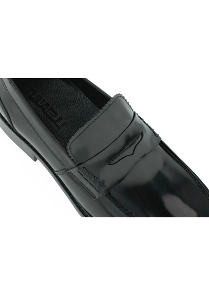 Hakiki Açma Deri Loafer Erkek Ayakkabı Kösele Taban - K2655 indirimleri